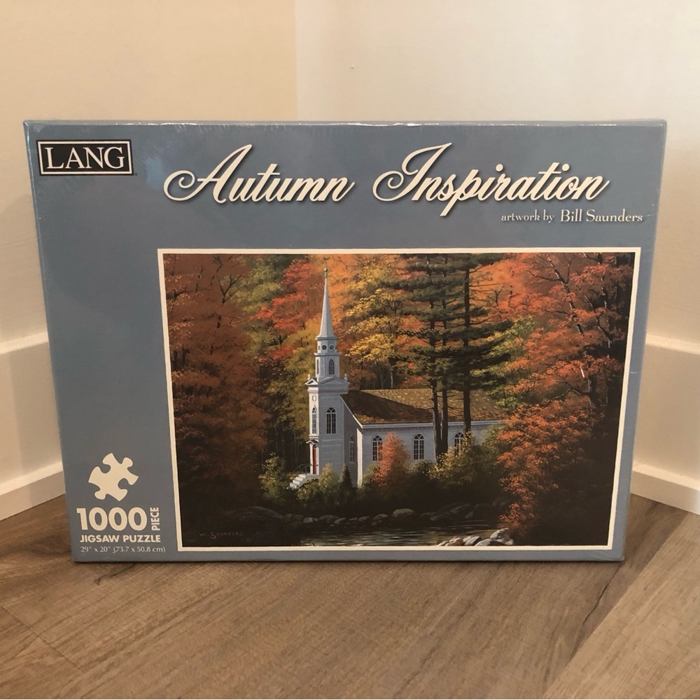 New and Sealed Autumn Inspirations Bill Saunders 1000 Piece Puzzle